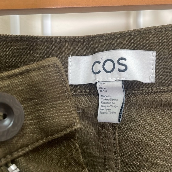 COS - Wide Legged High Waist Pants - Brown - 2 - Picture 4 of 13